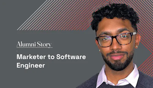 Large Alumni Story Marketer to Software Engineer